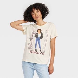 Ladies Whitney Houston Graphic Tee Shirt